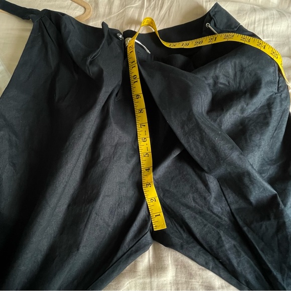 Max Studio Special Edition Black Linen Blend Skort • Size 10 - Picture 6 of 16